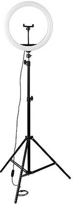 Treadmill ring light 10 inch and 7 feet tribod stand 6 type of light moad Ring Flash