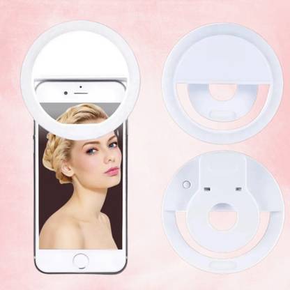 WRADER Barber Selfie Ring Light – 3 Brightness Levels Ring Flash