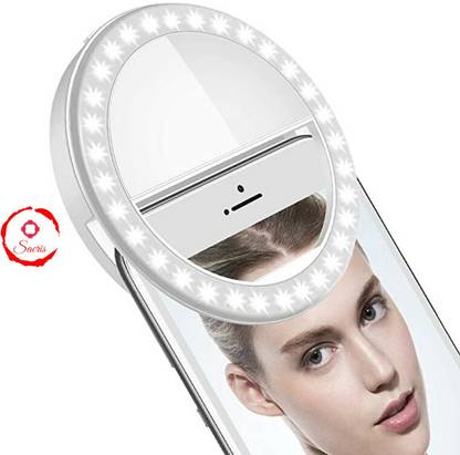 SACRIS Portable 36 LED Ring Selfie Light for All Smartphones S-24 Ring Flash