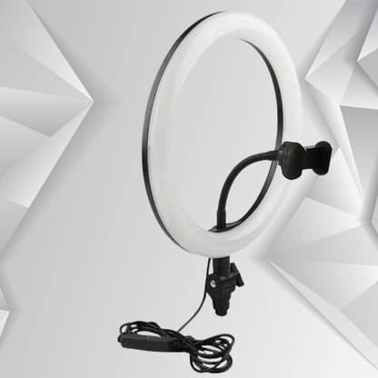 BITWEAVE 10” LED Ring Light with USB Charging – 3 Modes Ring Flash