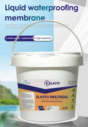 Elastic ELASTO Multiseal Plus - Liquid Rubber Water Proofing Membrane Emulsion Floor Coating Paint