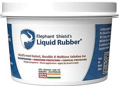 Liquid Rubber Ready To Use Waterproof For Roof, Shed (Reinforcement Fabric and Free Brush) Emulsion Floor Coating Paint