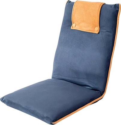 IRIS Meditation Chair with Back Support - Adjustable & Portable Floor Seat for Adults Blue Meditation Chair