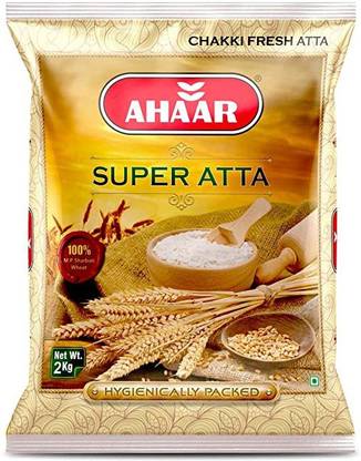 Ahaar Super Atta 2 Kg Low Fat Atta