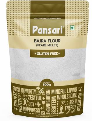 Pansari 100% Natural, Healthy & Tasty Bajra Atta|With Glutten & Preservative Free