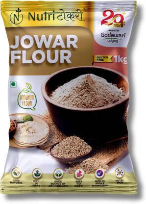 Nutri tokri Organic Jowar Flour | Chakki Ground Jowari Atta|Soft Fluffy Rotis |Jowari Atta