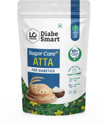 DiabeSmart Sugar Care Plus Atta| Ultra Low Carb Diabetic Atta 65% Lower Sugar Spike