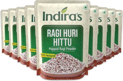 Indira Ragi Huri Hittu 400g Pack of 9