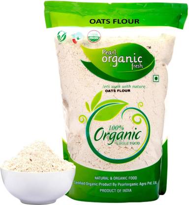 Pearl Organic Fresh Oats Flour 100% Natural High Protein, Iron & Fibre-Rich Atta Healthy Diet Food