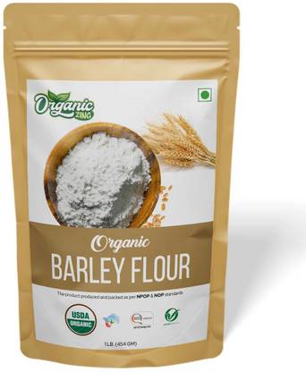 Organic Zing Organic Barley Flour, Organic Hulled Barley ground into Flour
