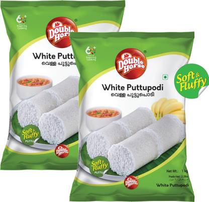 Double Horse White Puttu Podi | Export Quality