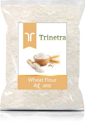 Trinetra Best Quality Gehun Atta (Wheat Flour)-500gm (Pack Of 1)