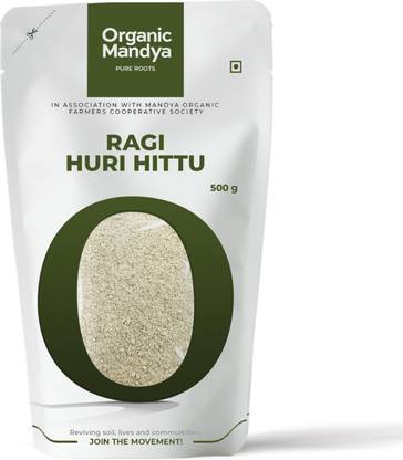 Organic Mandya Ragi Huri Hittu 100% Natural Sugar Free Ragi Malt Mix, Instant Ragi Mix