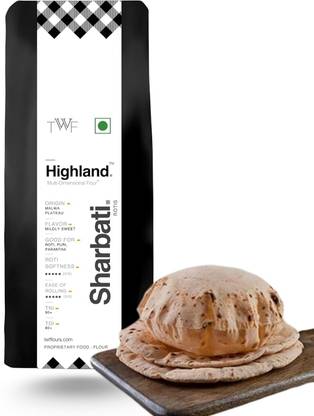 TWF Highland Flour | MP Sharbati Wheat Atta | No Bleach or Preservatives