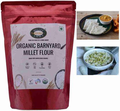MILLET AMMA �Organic Barnyard Millet Flour, Unpolished Millet, Rich in fiber