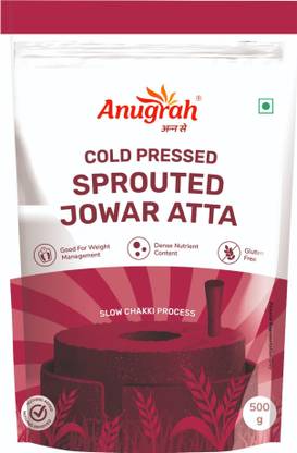 Anugrah Sprouted Jowar Atta - 500g | Nutrient-Rich & High Fiber