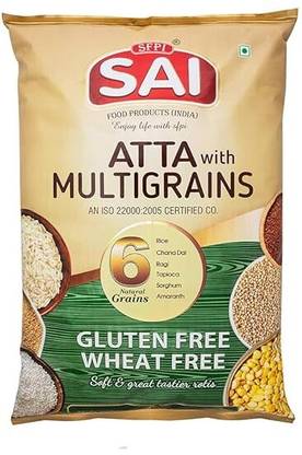 sfpi Gluten-Free Multigrain Atta (1kg) | Healthy, Nutritious, & Digestive-Friendly