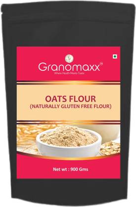 granomaxx Oats Flour (Atta) 900gms | Gluten Free, Natural and high-Protein Flour l Oats Atta l Rich in Fibre l Health Food |Supports Weight Loss | Control Blood Sugar | No Maida, No Wheat