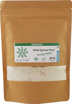 Pure Tree Certified Organic Quinoa Flour | White Quinoa Aata | Quinoa Gluten Free Atta