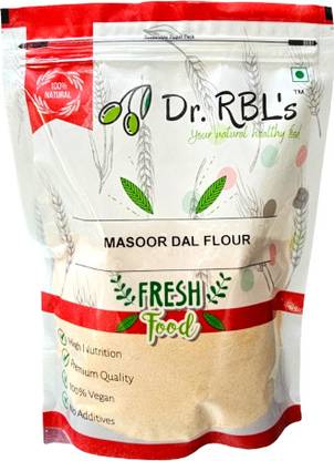Dr. RBL's Masoor Dal Flour | Red Lentil Powder | Masoor Dal Ka Atta Pack of 1 | 500 gram