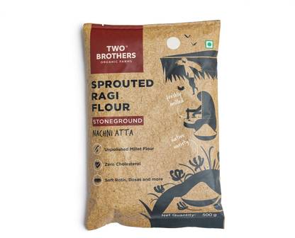 Two Brothers Organic Farms Sprouted Ragi Malt - Nachni Satva