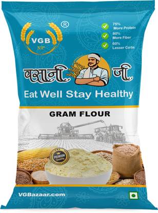 VGBNP 100% Natural & original Chana Dal Besan (Chana dal ka Atta) Besan Flour- 1kg