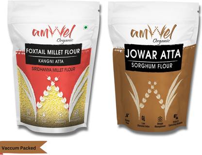 Amwel Combo of Foxtail Millet ,Sorghum Flour| Kangni + Jowar