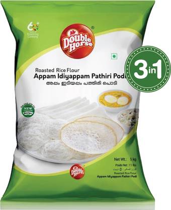 Double Horse Appam Idiyappam Pathiri White Rice Flour