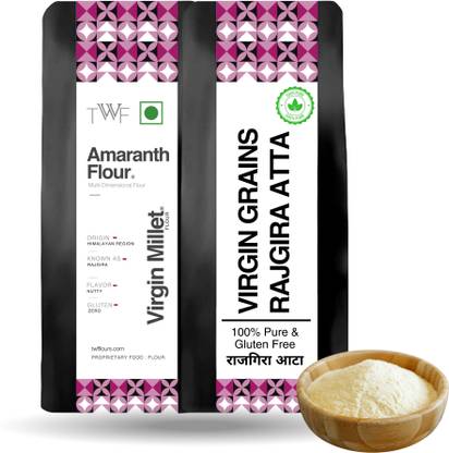 TWF Virgin Amaranth Flour| Stone Ground Rajgira Atta| Gluten-Free| Ideal for Fasting