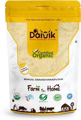 DAIVIK ORGANIC Besan Flour-Kadalai Maavu, 500 g