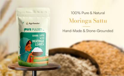 Agrifeeder Chana sattu with Moringa Leaves Powder 500 Grams