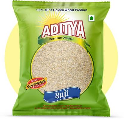 AE, ADITYA Premium Suji, 100% Golden Wheat Product, HACCP Certified