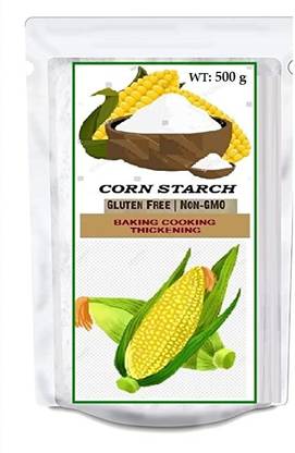 SRI DHANVANTARI EXPORTS Corn White Starch Flour 500 grams (Maize)for Cooking and Baking