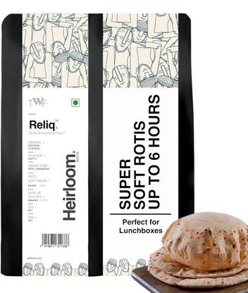 TWF Reliq Flour Atta | Ancient Heirloom Wheat | High Mineral, Antioxidant & Fibre