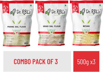 Dr. RBL's Moong Dal Flour Urad Dal Flour Besan