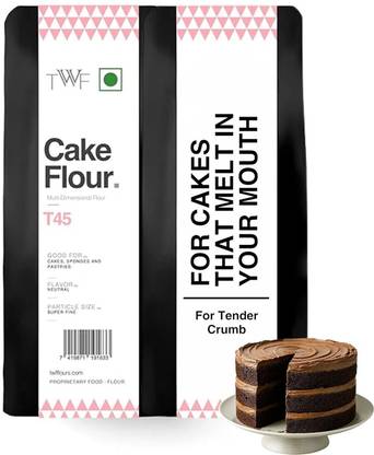 TWF T45 Cake Flour|Premium Unbleached Flour for Light & Fluffy Cakes|No Chemicals