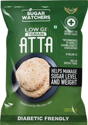 SUGAR WATCHERS Low GI 7-Grain Atta, Diabetic Friendly Atta, Multigrain Atta