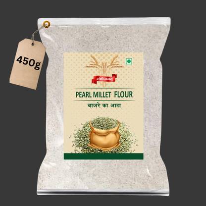 Sambhojanam Best Quality Bajra Atta/Pearl Millet Flour 0.45 kg