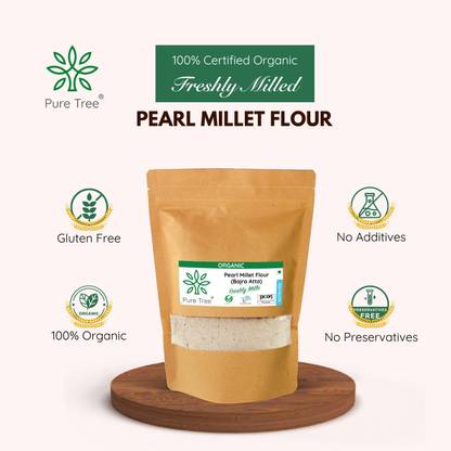 Pure Tree Organic Bajra Flour Freshly Milled