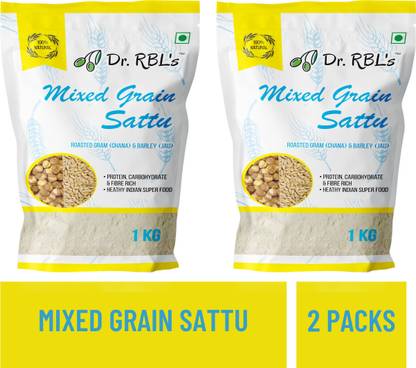 Dr. RBL's Mixed Grain Sattu Atta|Powder| Chana Sattu with Jau| Sattu Drink| Sattu Chana