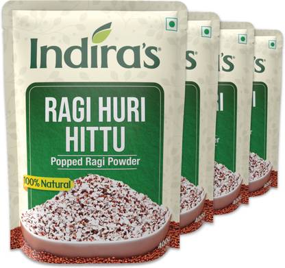 Indira Ragi Huri Hittu 400g Pack of 4