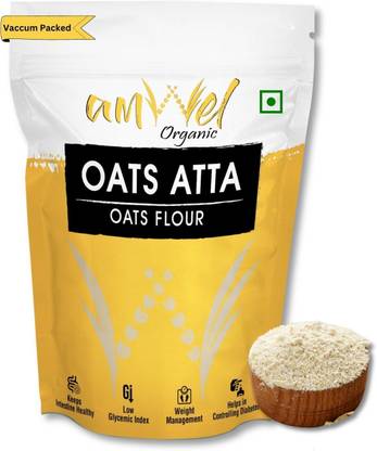 Amwel Organic Oats Atta | Jawi ka Atta x 4pc | 450g | High Dietary Rich Fiber Low GI