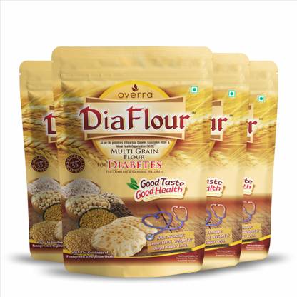 Overra Herbals Diaflour Diabetic Friendly | Low Gi Multigrain Diet Flour