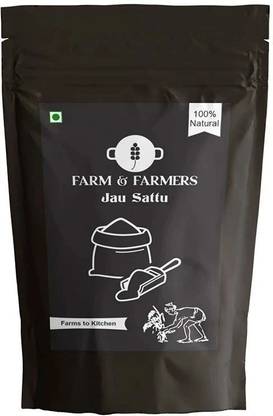 Farm & Farmers Natural Rajasthani Barley Desi Jau Sattu | Flour