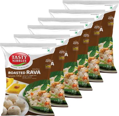 Tasty Nibbles Roasted Rava 1kg x 6