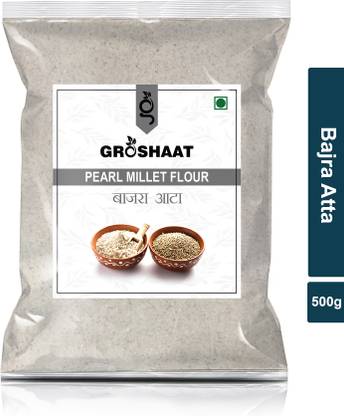Groshaat Bajra Atta (Pearl Millet Flour)- 500gm Pack
