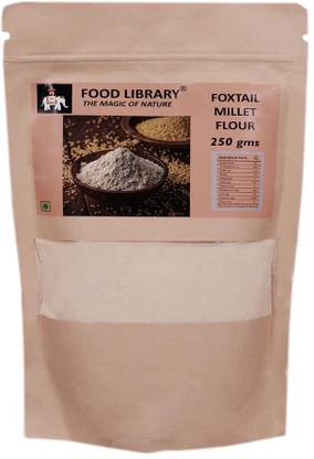 FOOD LIBRARY THE MAGIC OF NATURE Organic Gluten Free Natural Millets Flours. (Foxtail MIllet Flour)