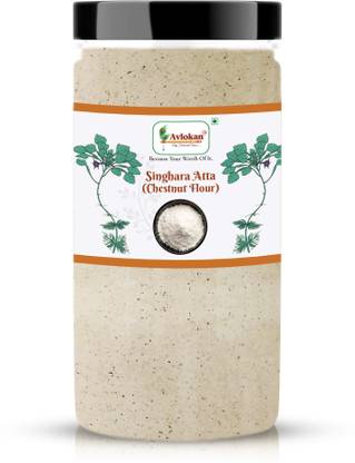 Avlokan N-Fresh Pure & Natural Singhara Atta Chestnut Oak Flour Shaahabaloot Ka Atta