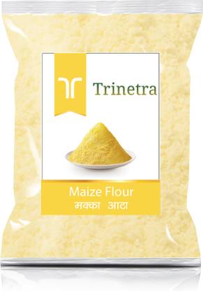 Trinetra Best Quality Makka Atta (Maize Flour)-500gm (Pack Of 1)