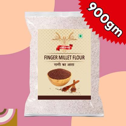 Sambhojanam Best Quality Ragi Atta/Finger Millet Flour 900 gm